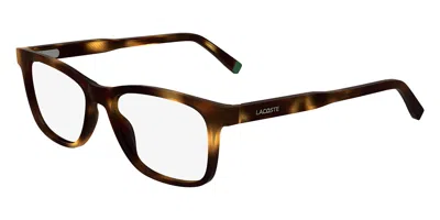 Lacoste L2945 Men's Glasses, Tortoiseshell, Size 53 In Red