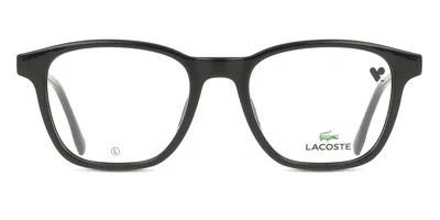 Lacoste L2949 Men's Glasses, Black, Size 52 In Yellow