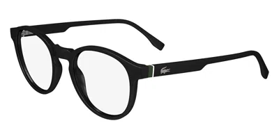 Lacoste L2950 001 Men's Glasses Black Size 49 - Free Lenses - Blue Light Block Available In Orange