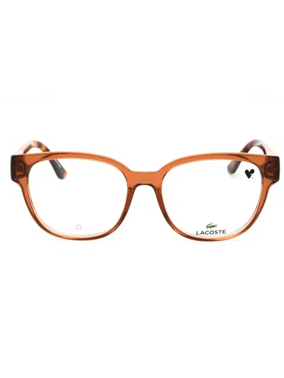Lacoste L2953 Round Eyeglasses For Men In Brown