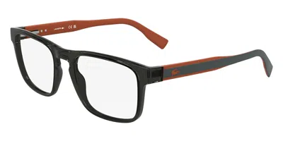 Lacoste L2972 Men's Glasses, Clear, Size 54 In Gray