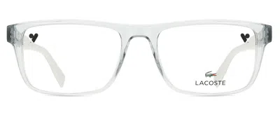 Lacoste L2973 Men's Glasses, Clear, Size 56 In Gray