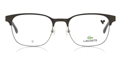 Lacoste L3113 033 Men's Glasses Gunmetal Size 48 - Free Lenses - Blue Light Block Available In Black