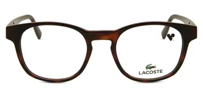Lacoste L3654 Men's Glasses, Tortoiseshell, Size 46 In Brown
