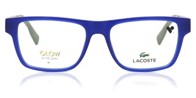 Lacoste L3655 Men's Glasses, Blue, Size 49 In Green
