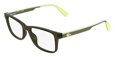 Lacoste L3665 275 Men's Glasses Green Size 50 - Free Lenses - Blue Light Block Available In Metallic