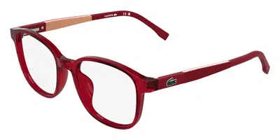 Lacoste L3667 615 Men's Glasses Red Size 46 - Free Lenses - Blue Light Block Available In Gray