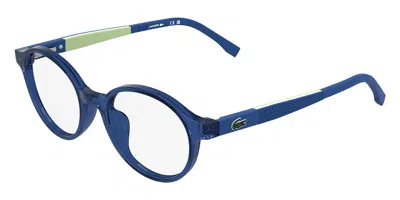 Lacoste L3668 410 Men's Glasses Blue Size 44 - Free Lenses - Blue Light Block Available In Green