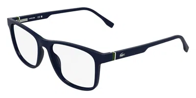 Lacoste L4007mag-set With Clip-on 410 Men's Glasses Blue Size 54 - Free Lenses - Blue Light Block Available In Burgundy