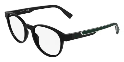 Lacoste L4009mag-set With Clip-on 001 Men's Glasses Black Size 53 - Free Lenses - Blue Light Block Available In Multi