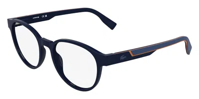 Lacoste L4009mag-set With Clip-on 410 Men's Glasses Blue Size 53 - Free Lenses - Blue Light Block Available In Black