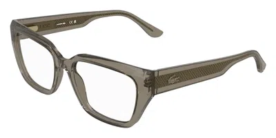 Lacoste L4014 202 Women's Glasses Clear Size 55 - Free Lenses - Blue Light Block Available In Gold