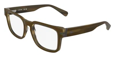 Lacoste L4016 210 Men's Glasses Brown Size 52 - Free Lenses - Blue Light Block Available In Gold