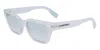 Lacoste Blue Rectangular Ladies Sunglasses L6002s 970 53 In Blue