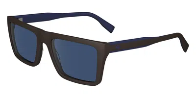 Lacoste L6009s 210 Occhiali Da Sole Marroni Per Uomo In Blue