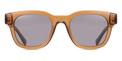 Lacoste L6023s N 210 Men's Sunglasses Brown Size 49
