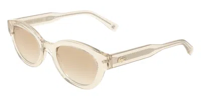 Lacoste L6024srg 264 Women's Sunglasses Brown Size 52 In Multi
