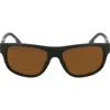 Lacoste L6042s 55mm Rectangular Sunglasses In Black