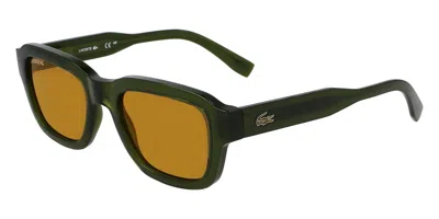 Lacoste L6048s 275 Men's Sunglasses Green Size 51 In Black
