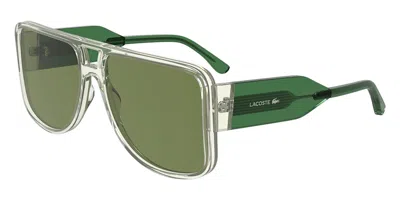 Lacoste L6056s 315 Men's Sunglasses Green Size 59 In Red