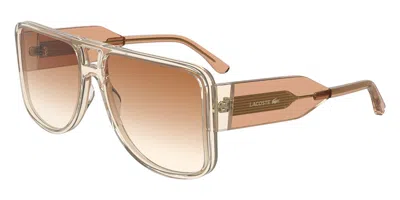 Lacoste L6056s 749 Men's Sunglasses Pink Size 59 In Purple