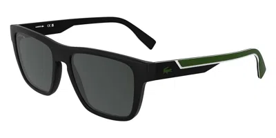 Lacoste L6058s N 002 Men's Sunglasses Black Size 54 In Matte Black