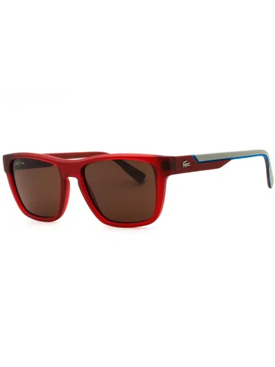 Lacoste L6058s Sunglasses In 615 - Matte Red/green