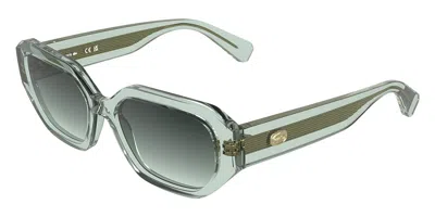 Lacoste L6091s 320 Women's Sunglasses Green Size 55