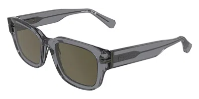 Lacoste L6093s 035 Men's Sunglasses Grey Size 53 In Gray