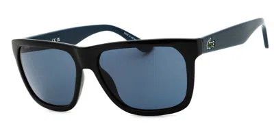 Lacoste L732sn 001 Occhiali Da Sole Neri Per Uomo In Black