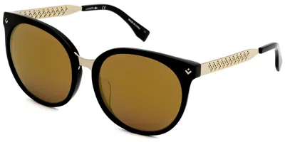 Lacoste L842sa Asian Fit 001 Men's Sunglasses Black Size 55