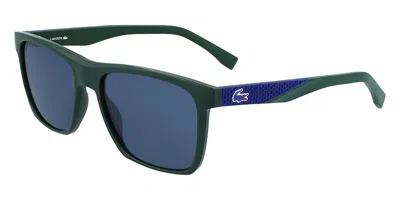 Lacoste L900s 318 Men's Sunglasses Green Size 56 In Blue