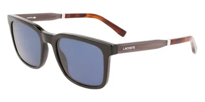Lacoste L954s 001 Men's Sunglasses Black Size 53 In Blue