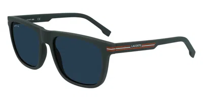 Lacoste L959s 022 Men's Sunglasses Grey Size 57 In Blue