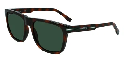 Lacoste L959s 230 Men's Sunglasses Tortoiseshell Size 57 In Brown