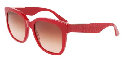 Lacoste L970s 601 Women's Sunglasses Burgundy Size 55
