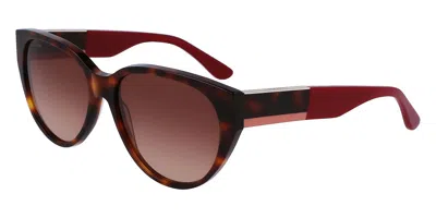 Lacoste L985s 240 Women's Sunglasses Tortoiseshell Size 59 In Brown
