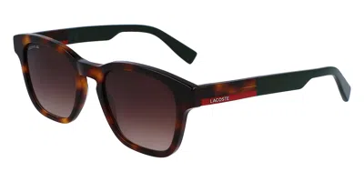 Lacoste L986s 240 Men's Sunglasses Tortoiseshell Size 52 In Brown