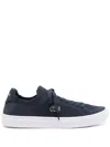 Lacoste Carnaby Pro Leather Sneakers In Blue
