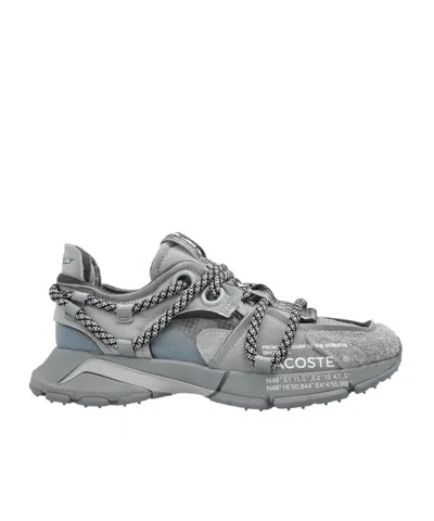 Lacoste Active Runway Technical Lace-up Sneakers In Grey