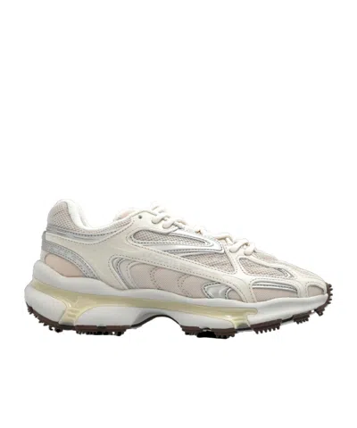 Lacoste Lace Up Sneakers In White