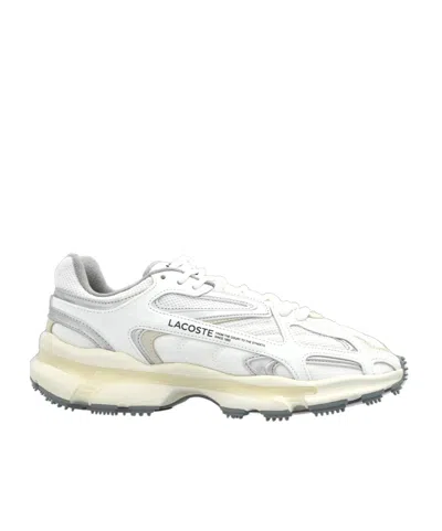 Lacoste Lace Up Sneakers In White
