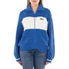 Lacoste Lacost Embroidered Logo Sweater In Blue