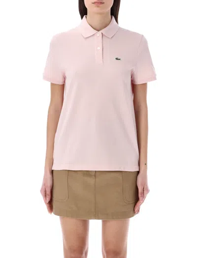 Lacoste Classic Cotton Polo Shirt In Pink