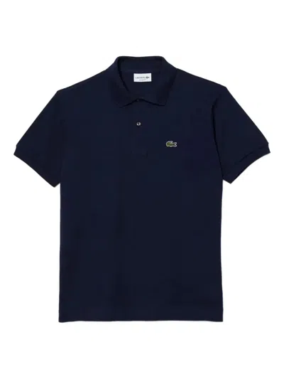 Lacoste Classic Cotton Polo Shirt In Blue