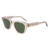 Lacoste Beige Acetate Sunglasses In Neutral