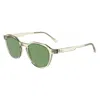 Lacoste Logo-print Sunglasses In Green