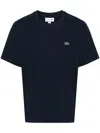 Lacoste Logo-patch Cotton T-shirt In Animal Print