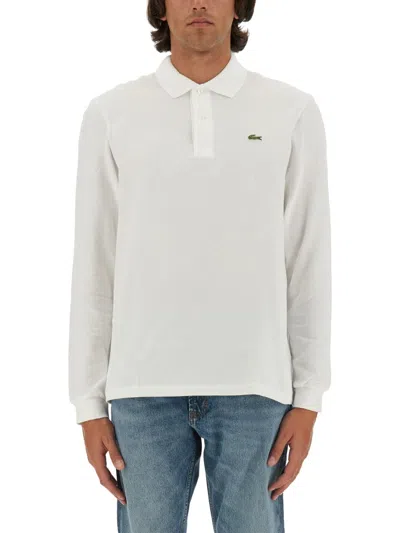 Lacoste Long-sleeve Classic Polo In White