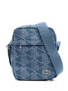 Lacoste Monogrammed Messenger Bag